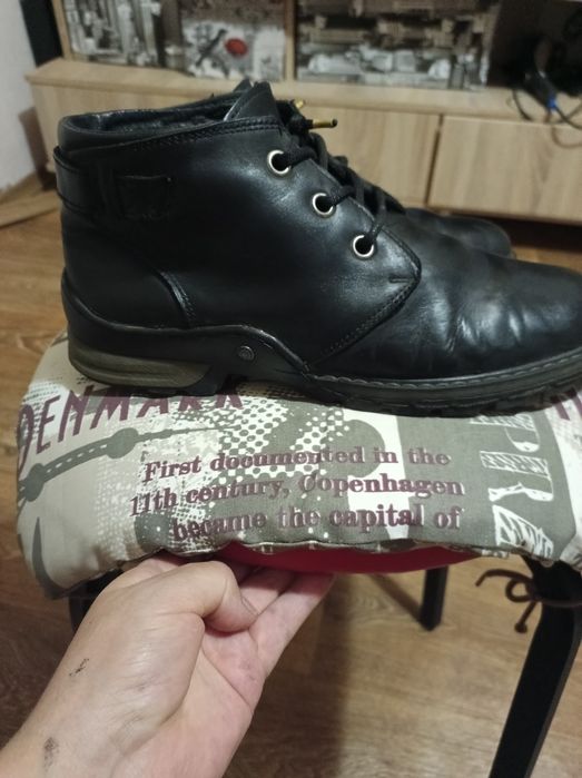 Чоловічі шкіряні  кросівки ECCO теплі 42 р.