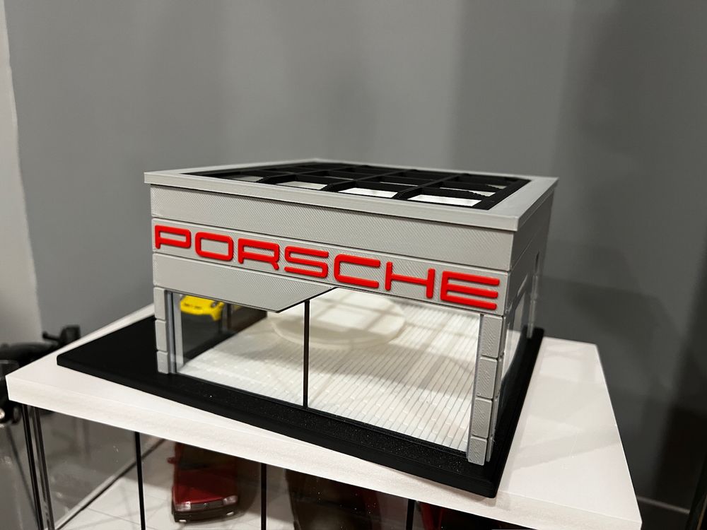 Diorama Stand Automoveis Porsche 1:64