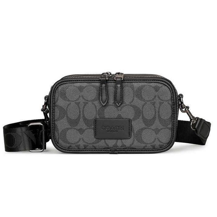 Сумка Coach чоловіча через плече, барсетка Коуч месенджер, Коач