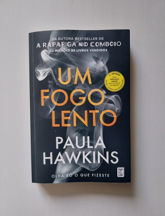 Livro "Um Fogo Lento" de Paula Hawkins