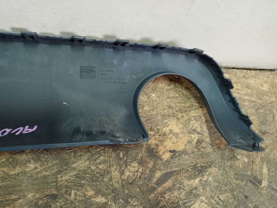 Audi TT 8N dyfuzor zderzaka tył tylnego oryginał demontaż