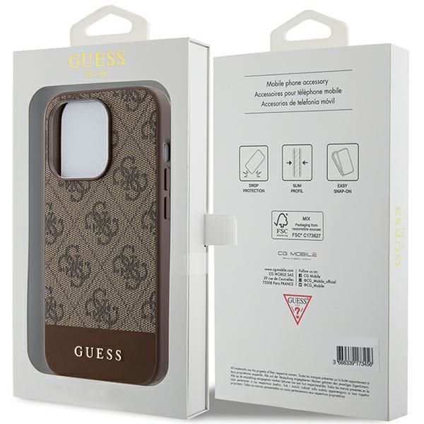 Etui Guess 4G Stripe do iPhone 15 Pro 6.1" - Elegancja i Ochrona