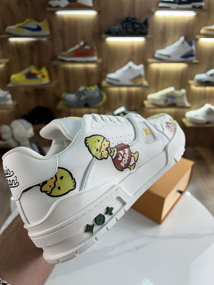 Кросівки Снікерси Louis Vuitton Lv x Human Made White