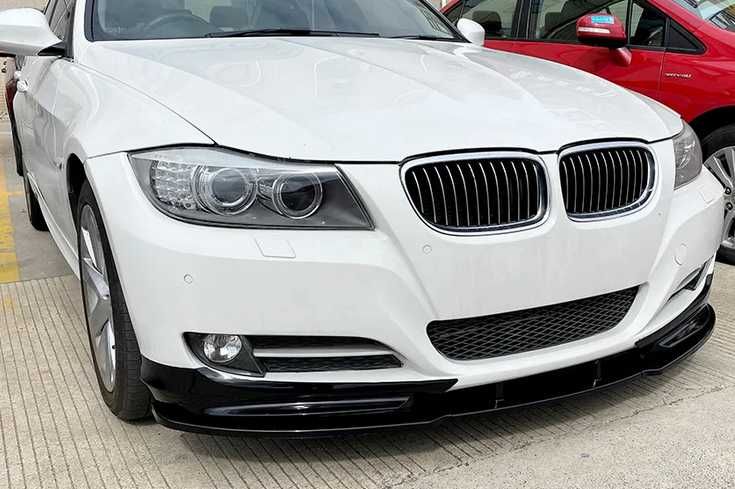 BMW E90 E91 LIFT 2008/2012 Dokładka zderzaka przedni SPLITTER CZARNY