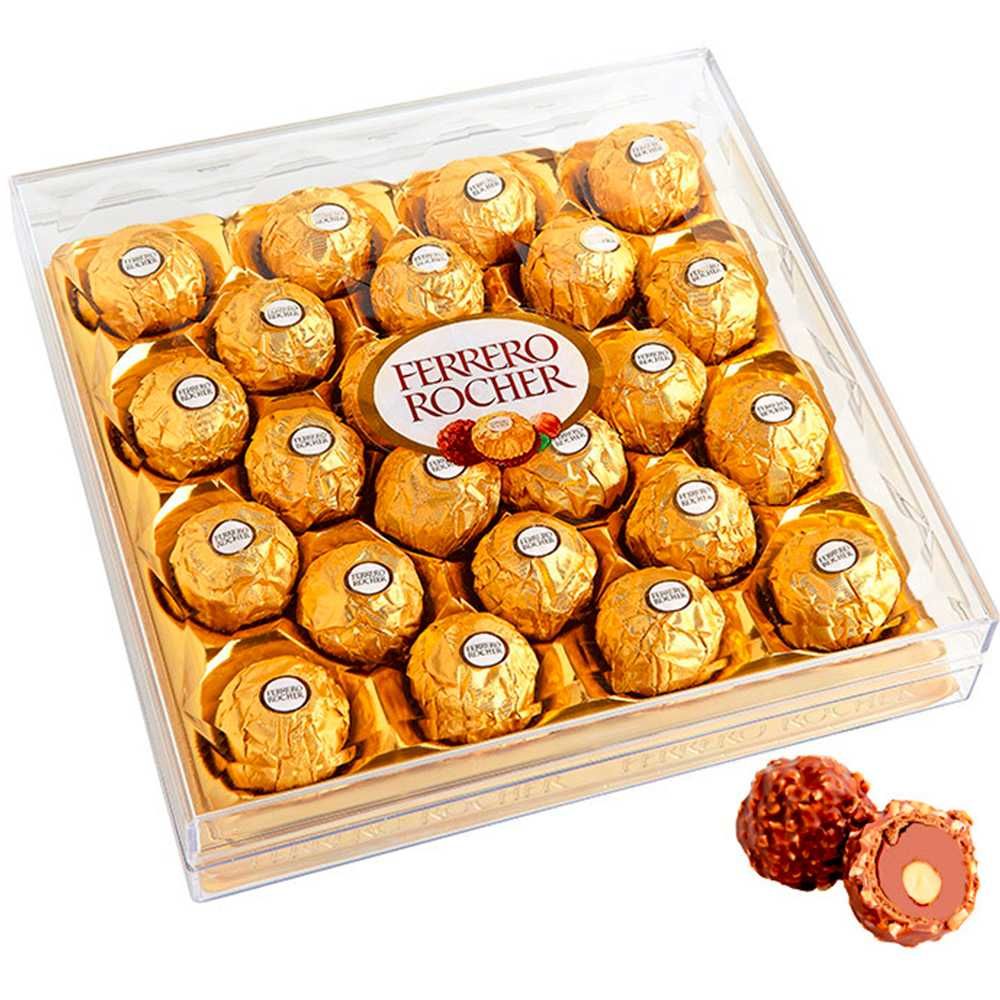 Цукерки шоколадні з фундуком Ferrero Rocher, Фереро (Діамант), 300 г