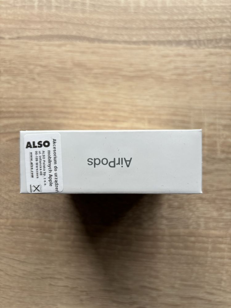 Apple Airpods 2 - nowe, folia - słuchawki bezprzewodowe