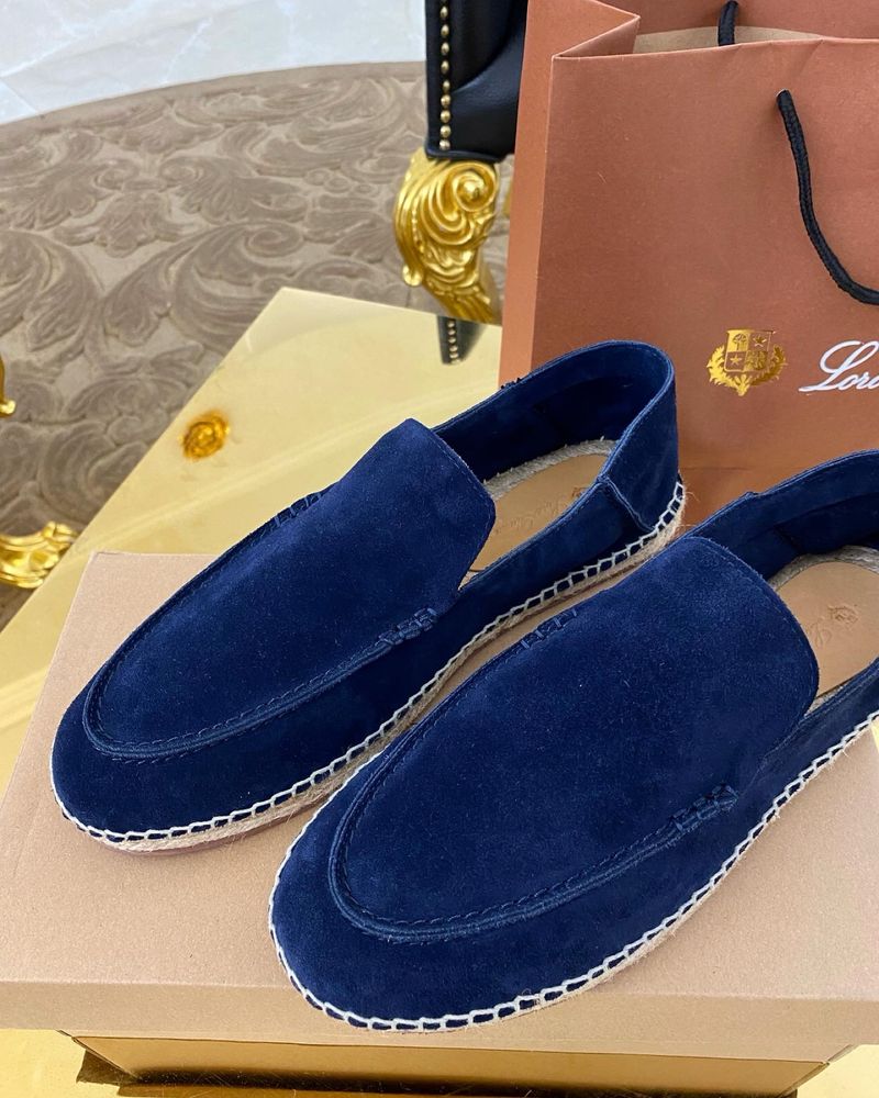 Еспадрільї чоловічі сині Loro Piana