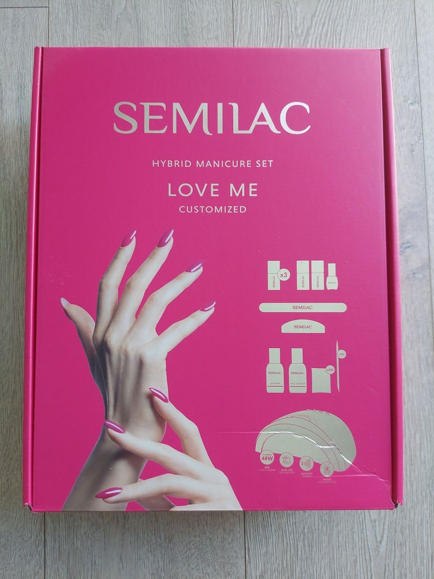 Semilac love me zestaw lampa + lakiery