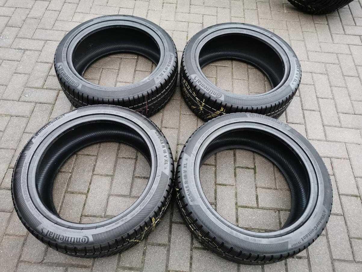 235/45 98V R18 CONTINENTAL TS850P 7mm 2017r Zimowe Opony 4szt
