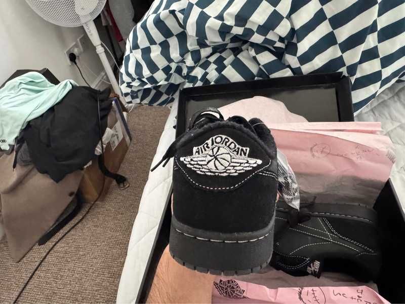 buty Jordan_4_Low_OG_SP_Travis_Scott_Black_Phantom Espadryle R.38