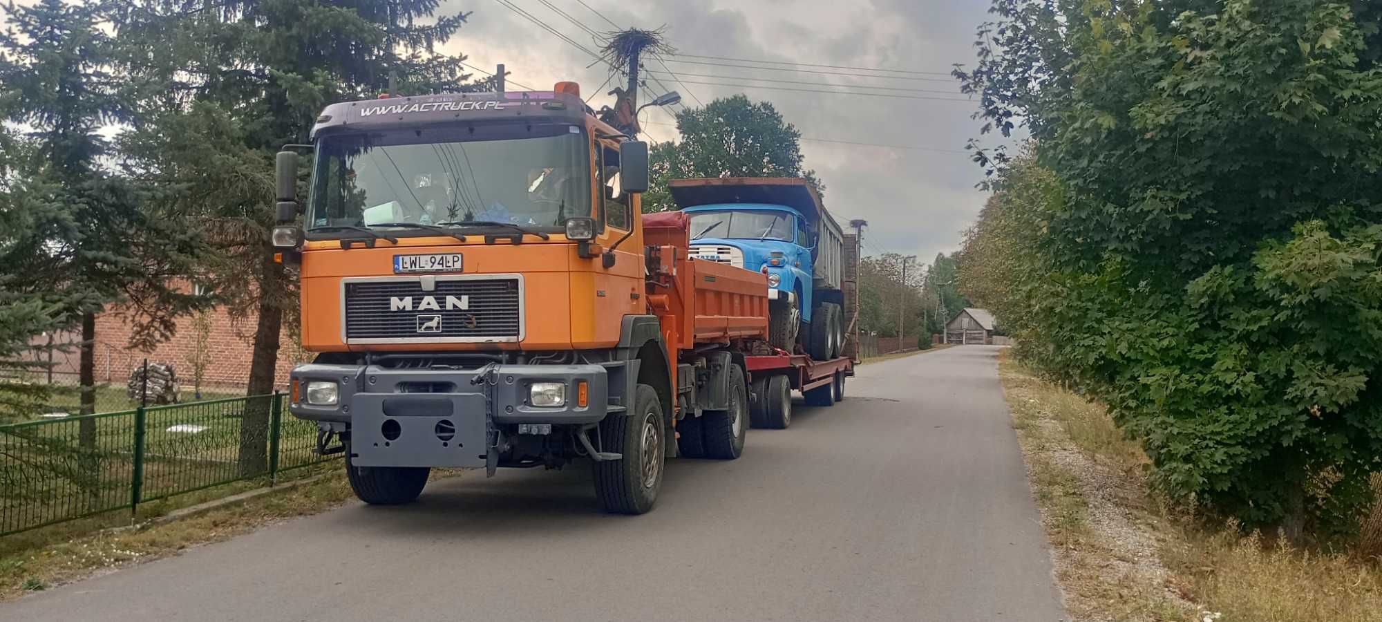 MAN 4x4 19.314 Wywrot Hudroburta HDS
