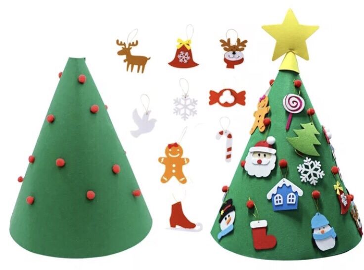 Árvore de Natal em feltro