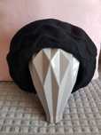 Beret damski,czarny
