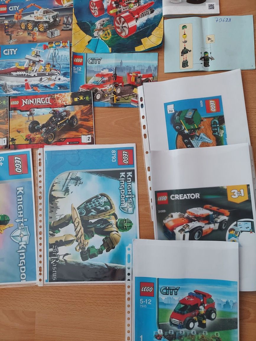 Lego instrukcje pudełka