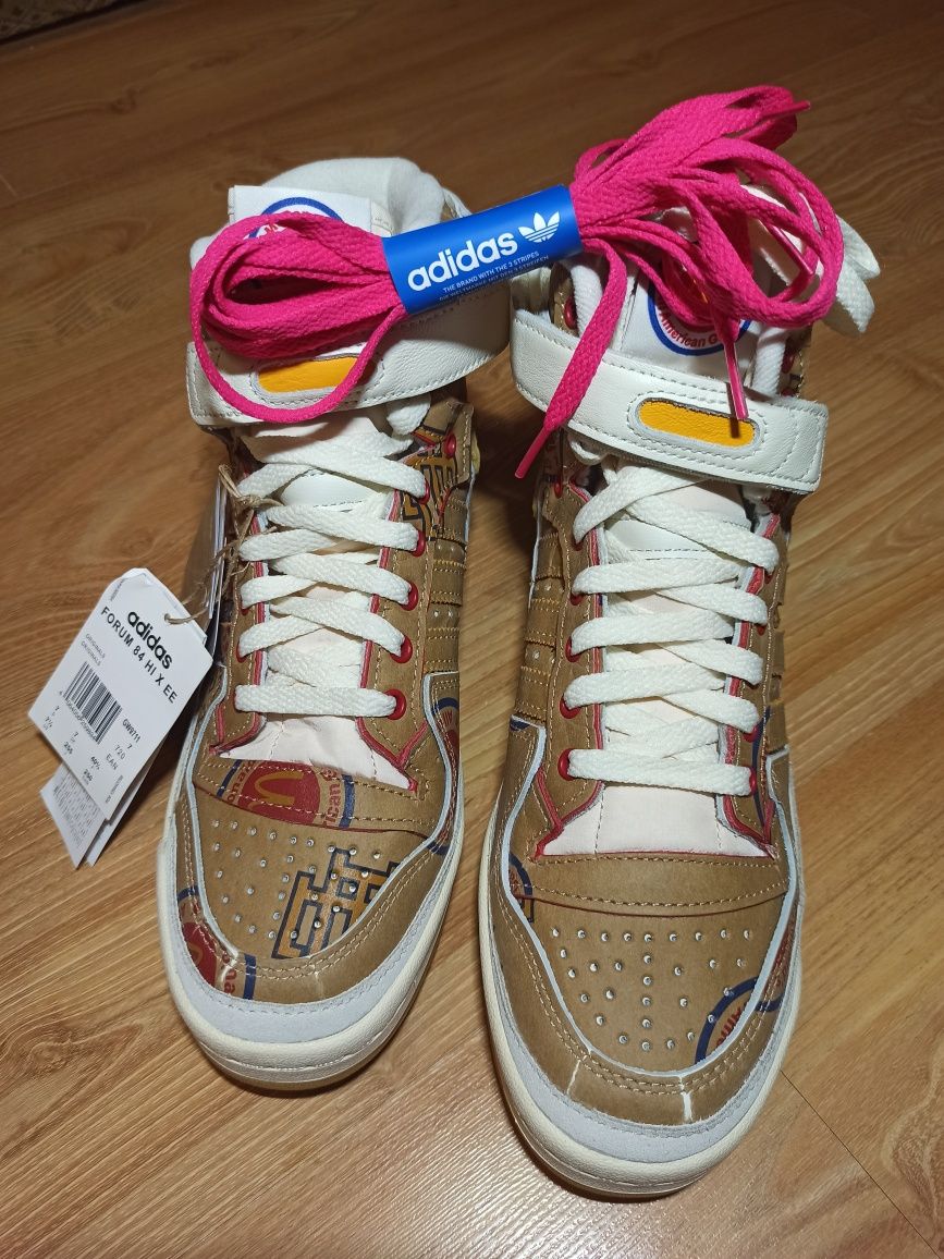 Нові чоловічі оригінальні adidas MsDonald's forum 84 hi x ee