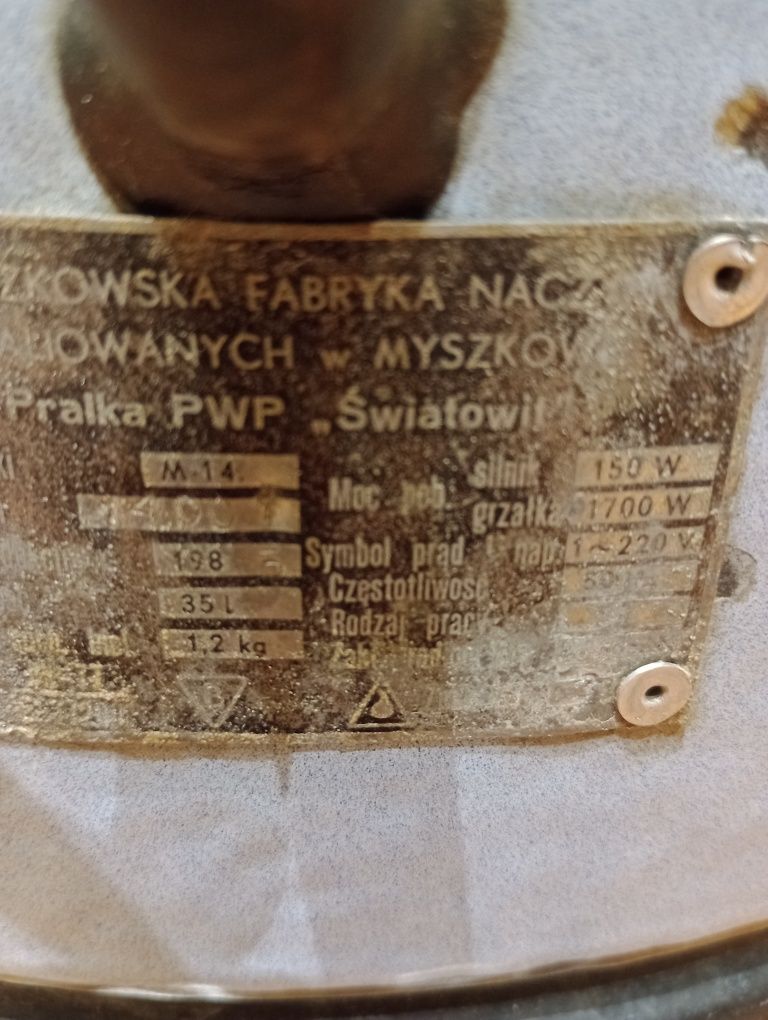 Pralka Światowit PRL