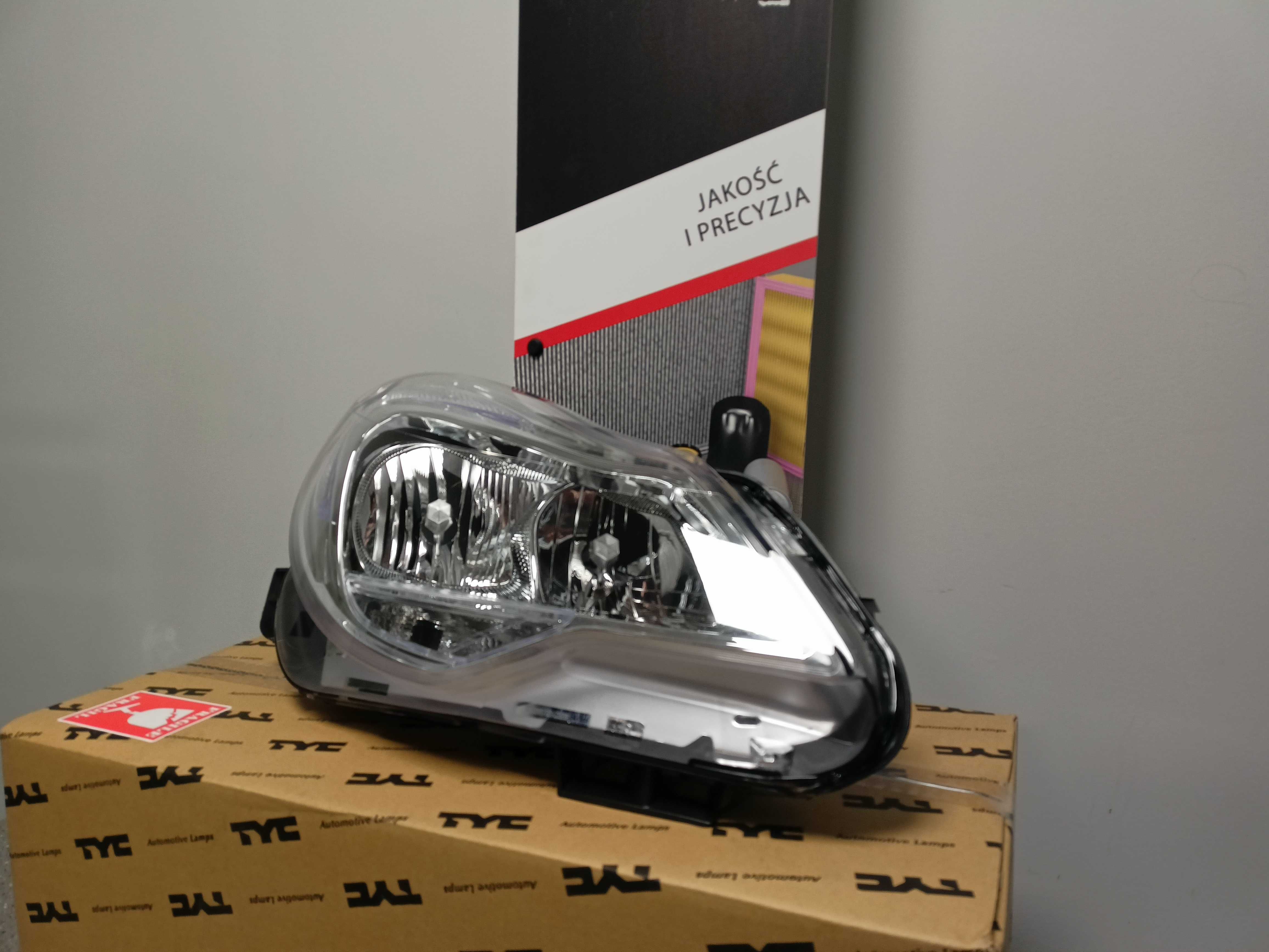 Opel Corsa D 11- Lampa/Reflektor   prawy srebrny H7+H1