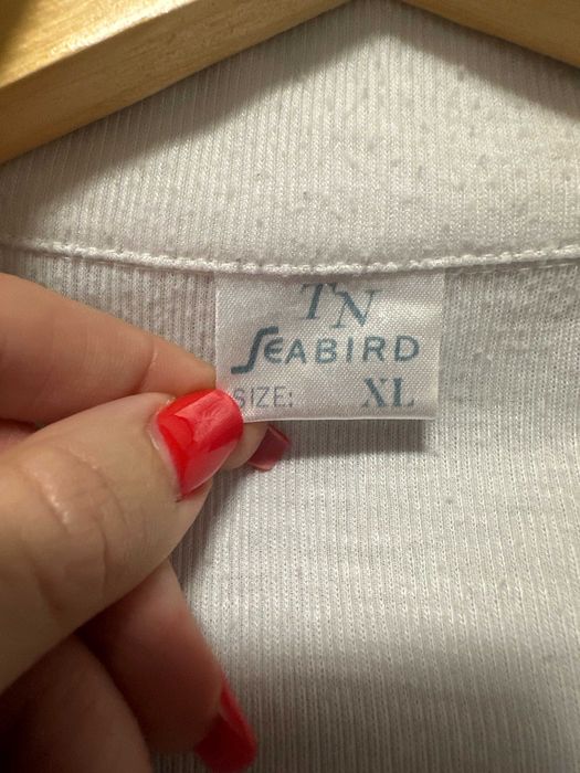 Biała bluzka koszula rozpinana Sea Bird XL