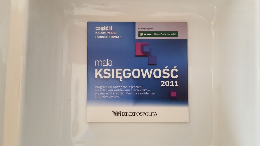 Płyta Księgowość 2011 z gazety Rzeczpospolita