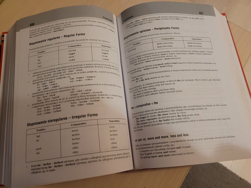 słownik angielsko-polski/ang-pol z gramatyką