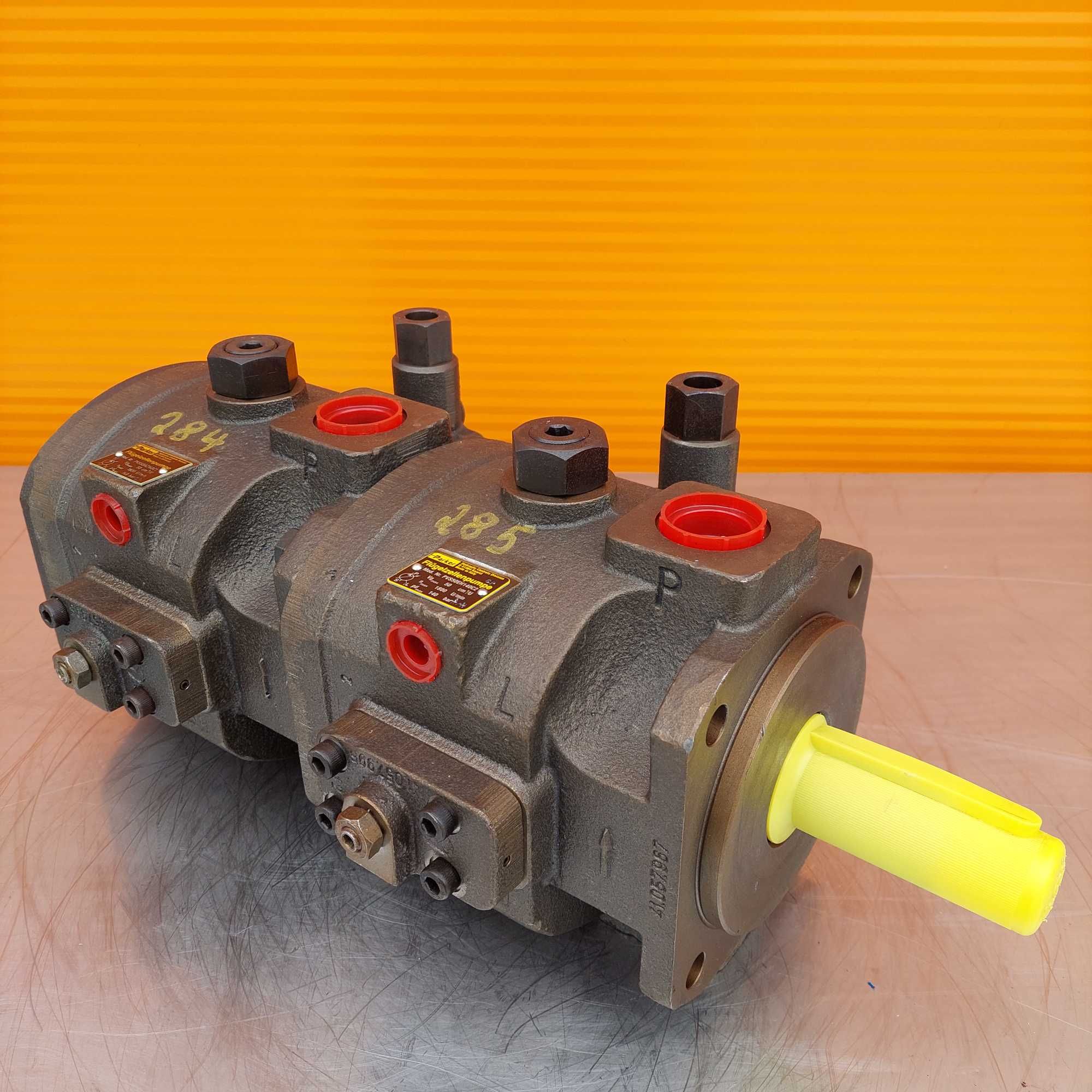 Pompa Hydrauliczna Olejowa Oleju Parker PVS Dwusekcyjna NOWA