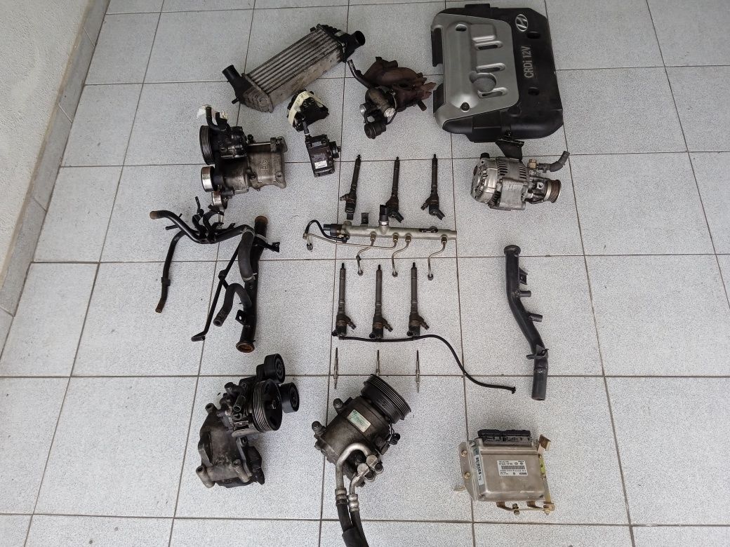 Hyundai 1.5 CRDi para peças, motor partiu