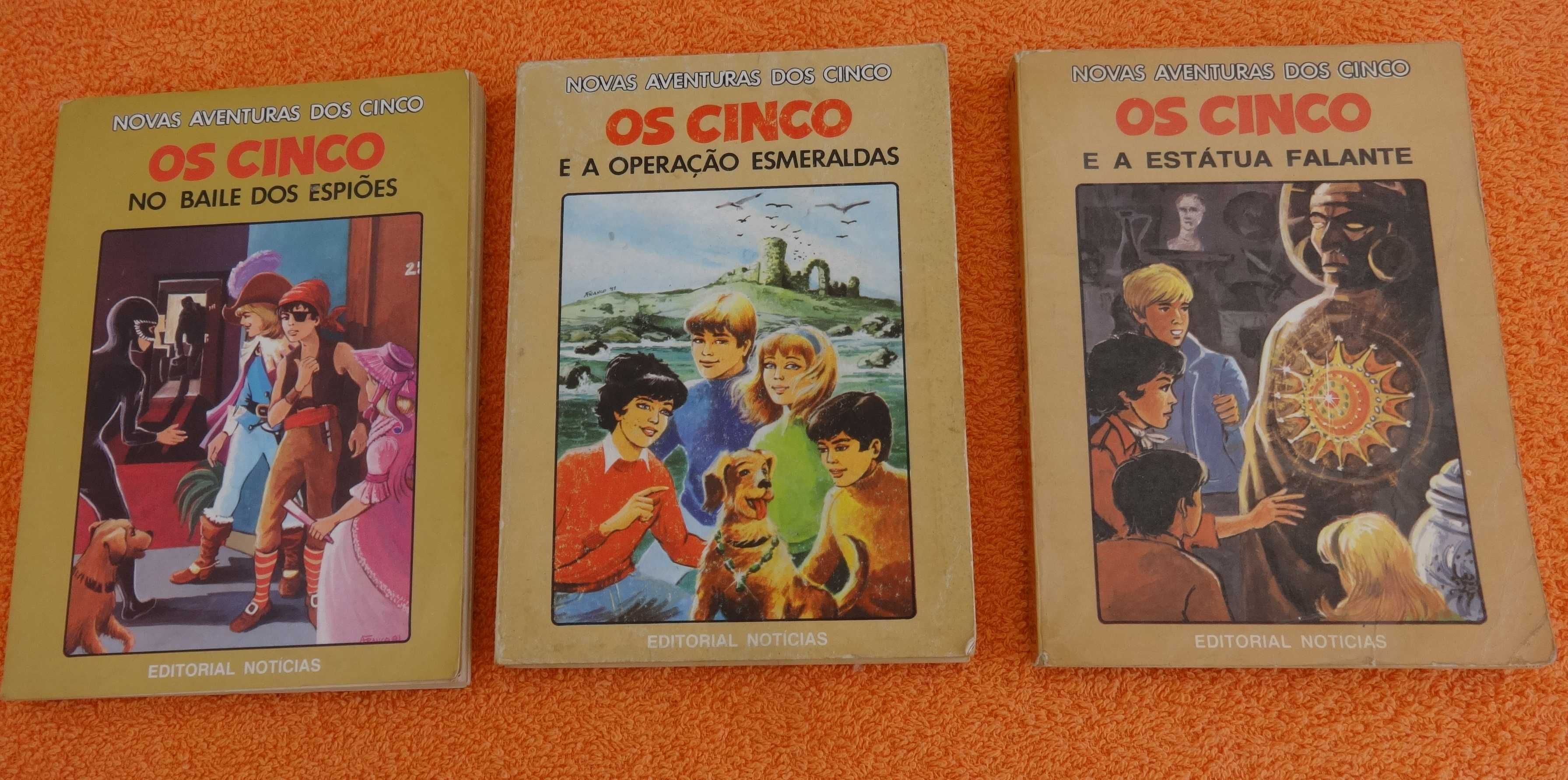 Livros Colecção "Novas Aventuras dos Cinco" de Enid Blyton