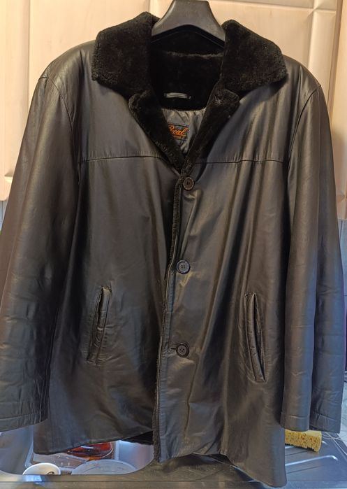 Куртки кожаные мужские 54-56 Италия