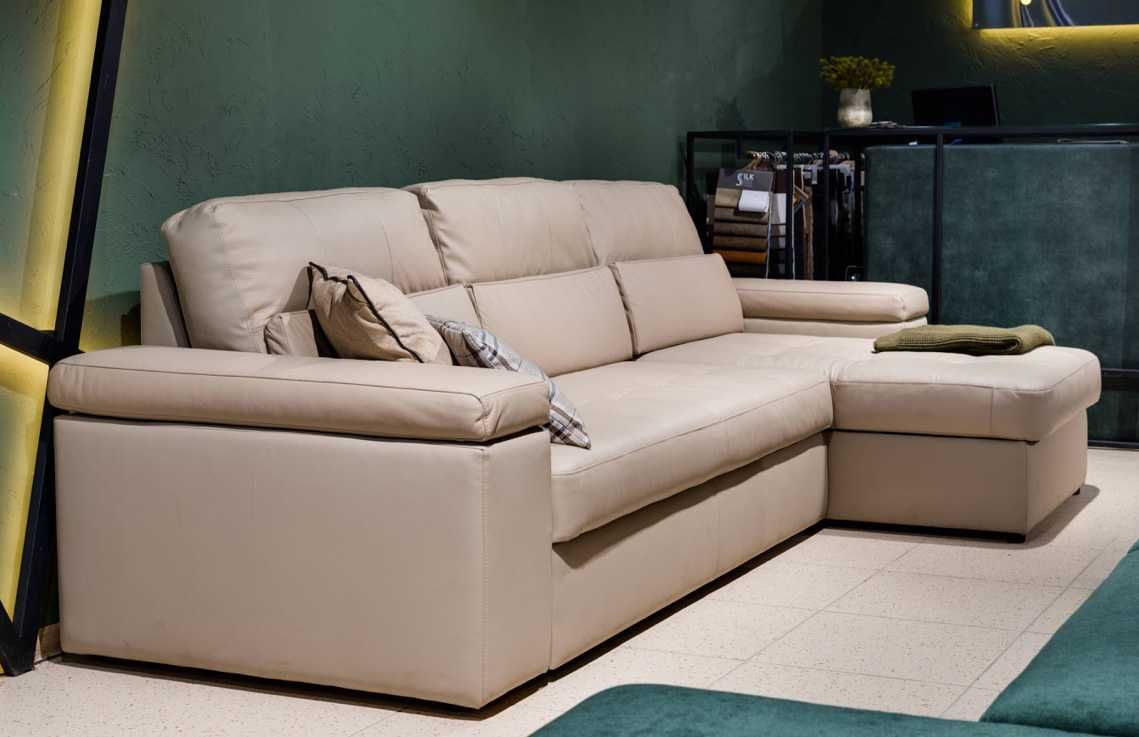 Новый диван кожаный угловой Флорида. Более 90 кожаных диванов. Мебель