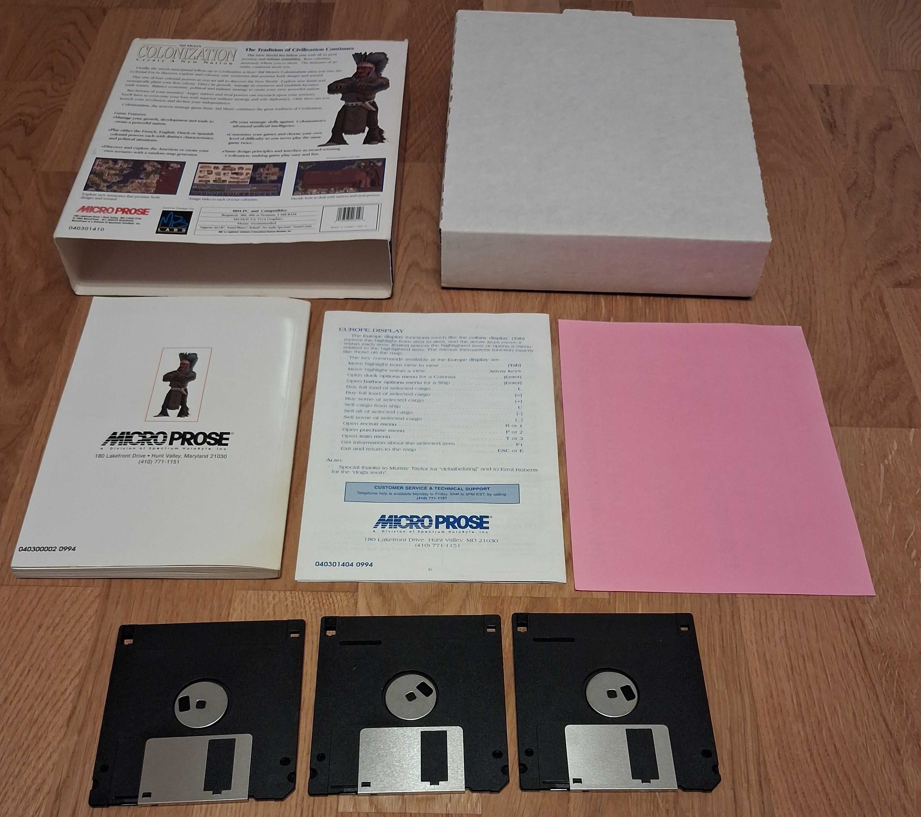 Sid Meier's Colonization: Create a New Nation PC Big Box - 3,5"
