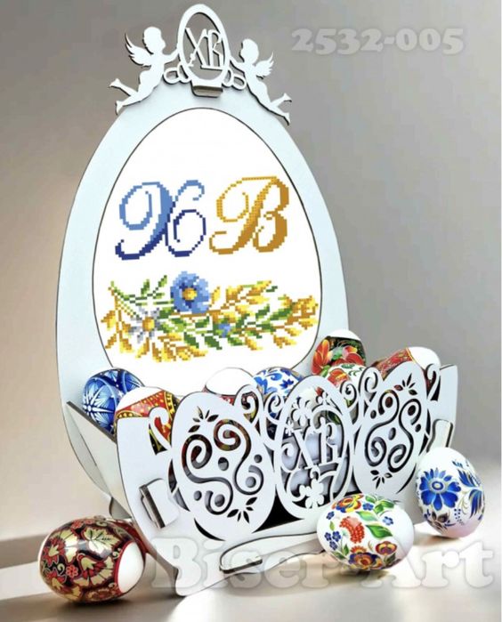 Пасхальний декор / кошик для писанок