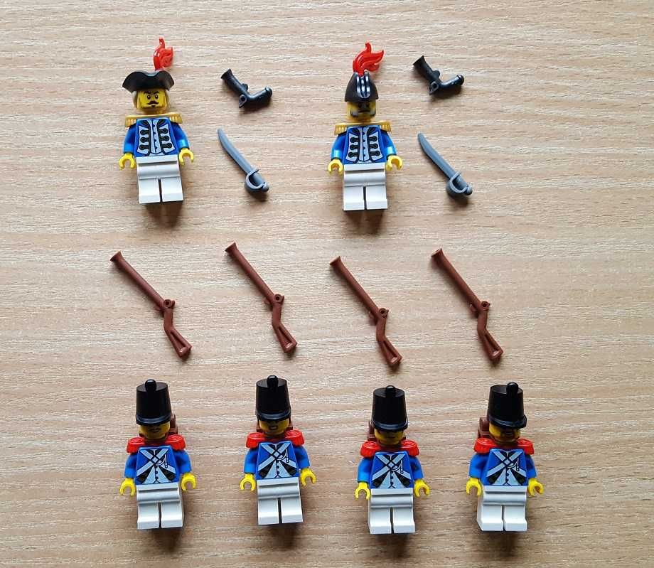 LEGO figurki żołnierze piraci 6x minifigurka pirates, 10320, 21322 NEW