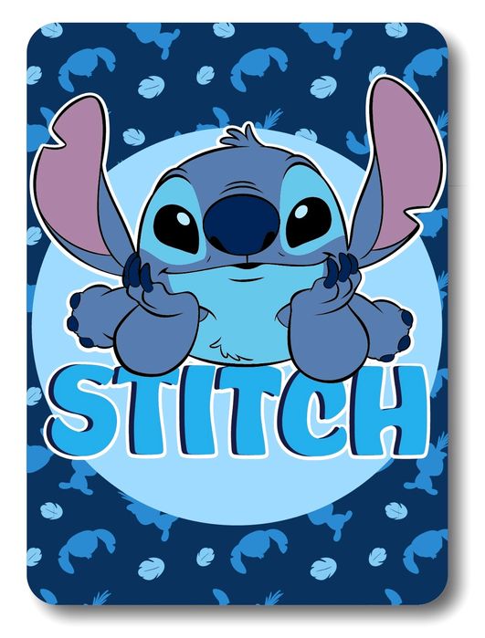 Kocyk dziecięcy niebieski  koc polarowy Lilo i Stitch 100x140cm