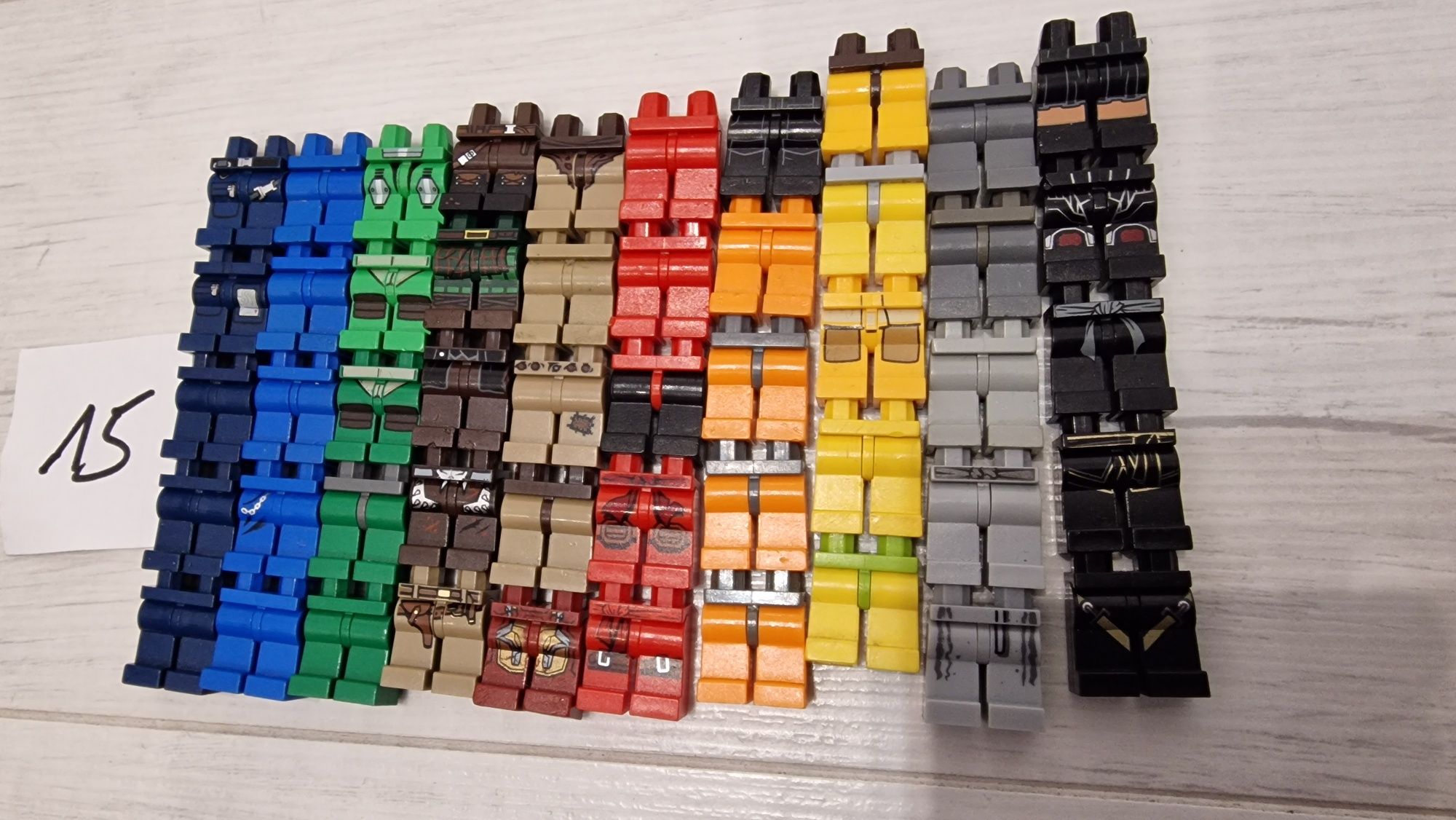 Lego nóżki spodenki 50szt zestaw nr 15