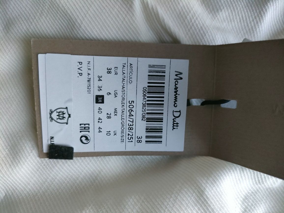 Massimo Dutti spodnie lniane cygaretki beżowe 38 M Tommy Hilfiger ASOS