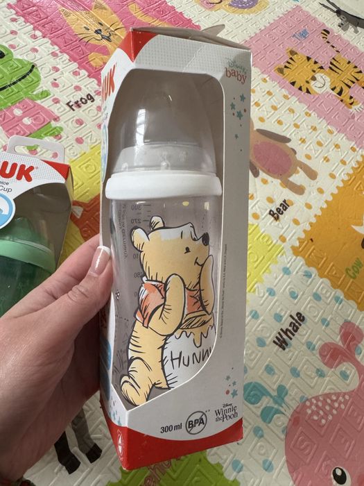 Нова Пляшка непроливайка 12+ фірми nuk