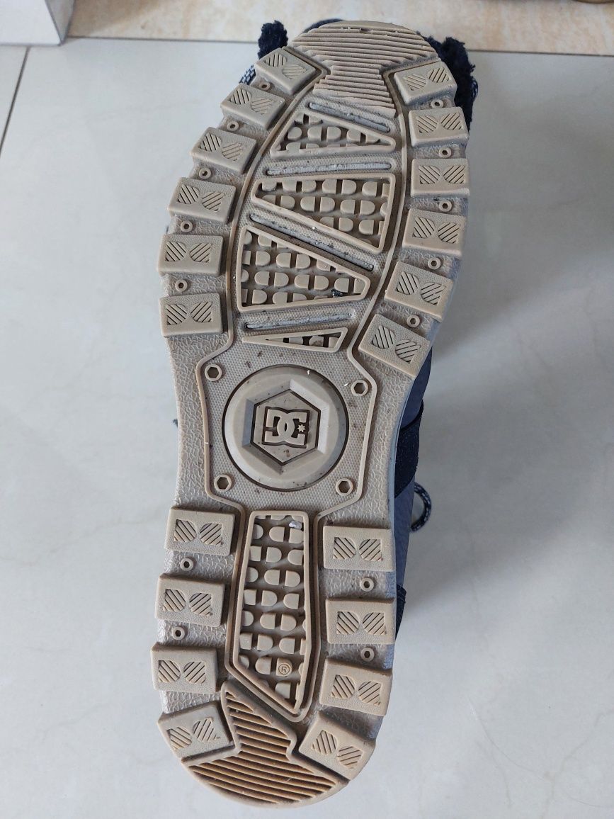 DC Shoes skórzane botki ocieplane 44,5 29cm jak nowe