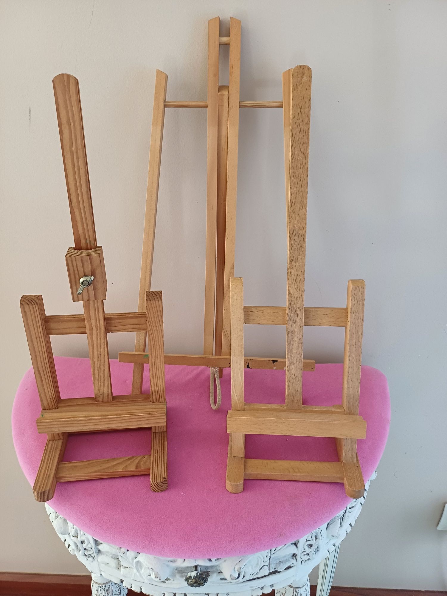 3 cavaletes para pintura