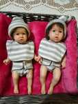 2 mini lale jak reborn silikonowe