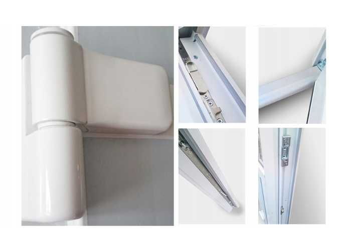 DRZWI Zewnętrzne Magazynowe PCV 100 cm Prawe 100 X 200