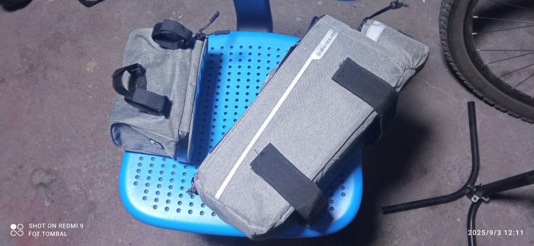 Torba na bagażnik termiczna  Dunlop i sakwa na kierownicę