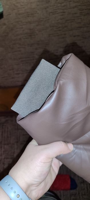 Зимова куртка з екошкіри