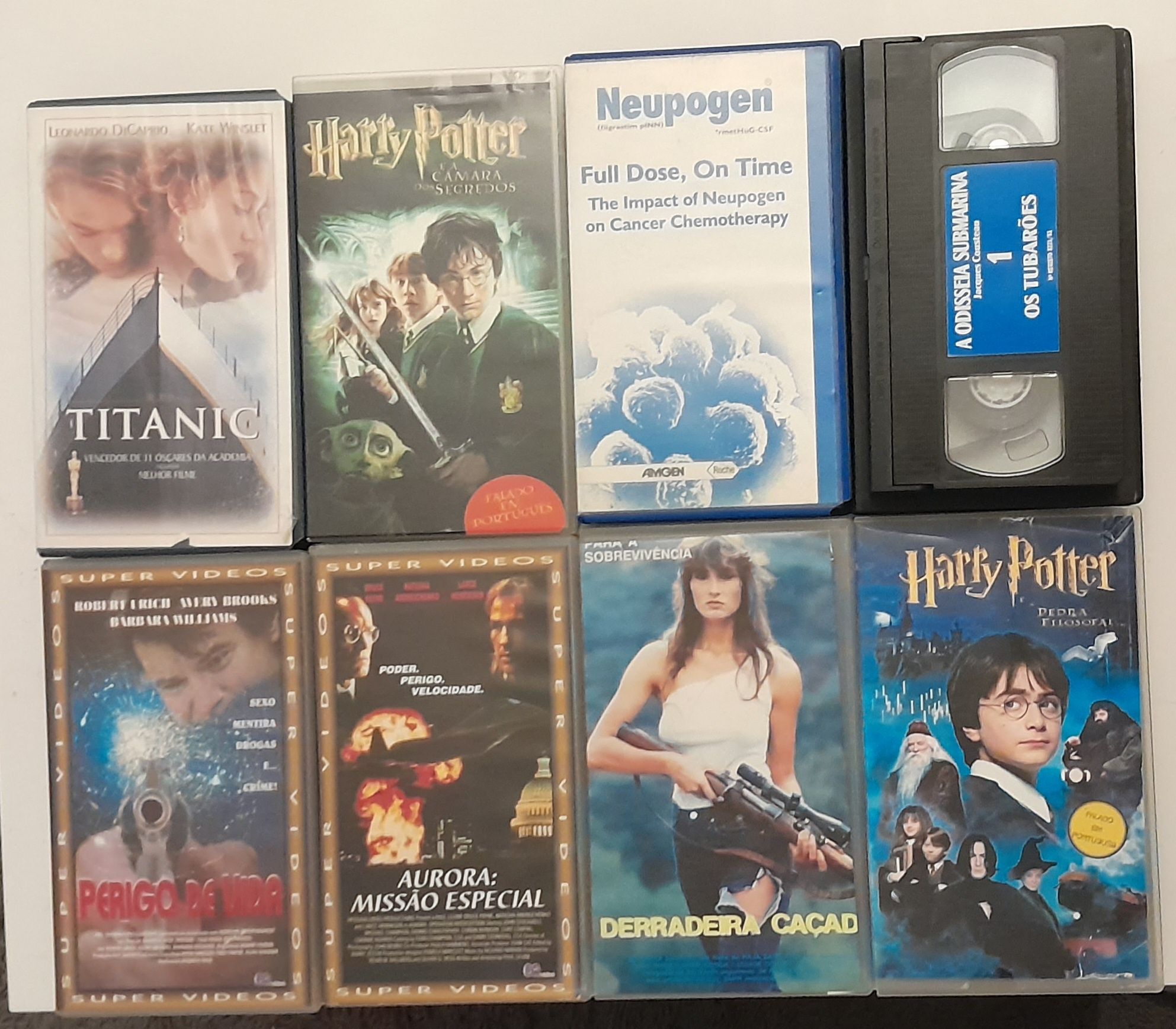 Cassetes e dvd's