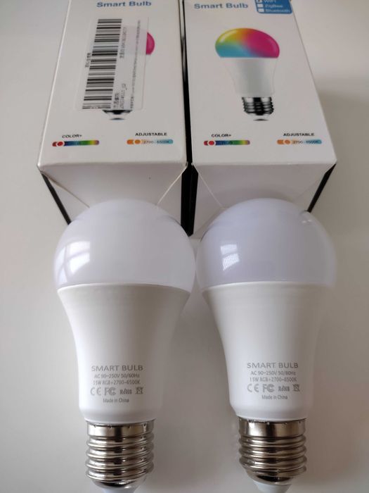 Inteligentna żarówka LED SMART+ WiFi E27 RGBW 15W (Supla / ESP8285)