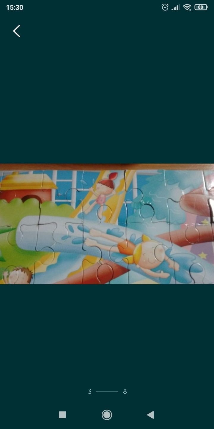 Puzzle Peppa Pigl+ basen+lekarz,dla dzieci, kreatywność