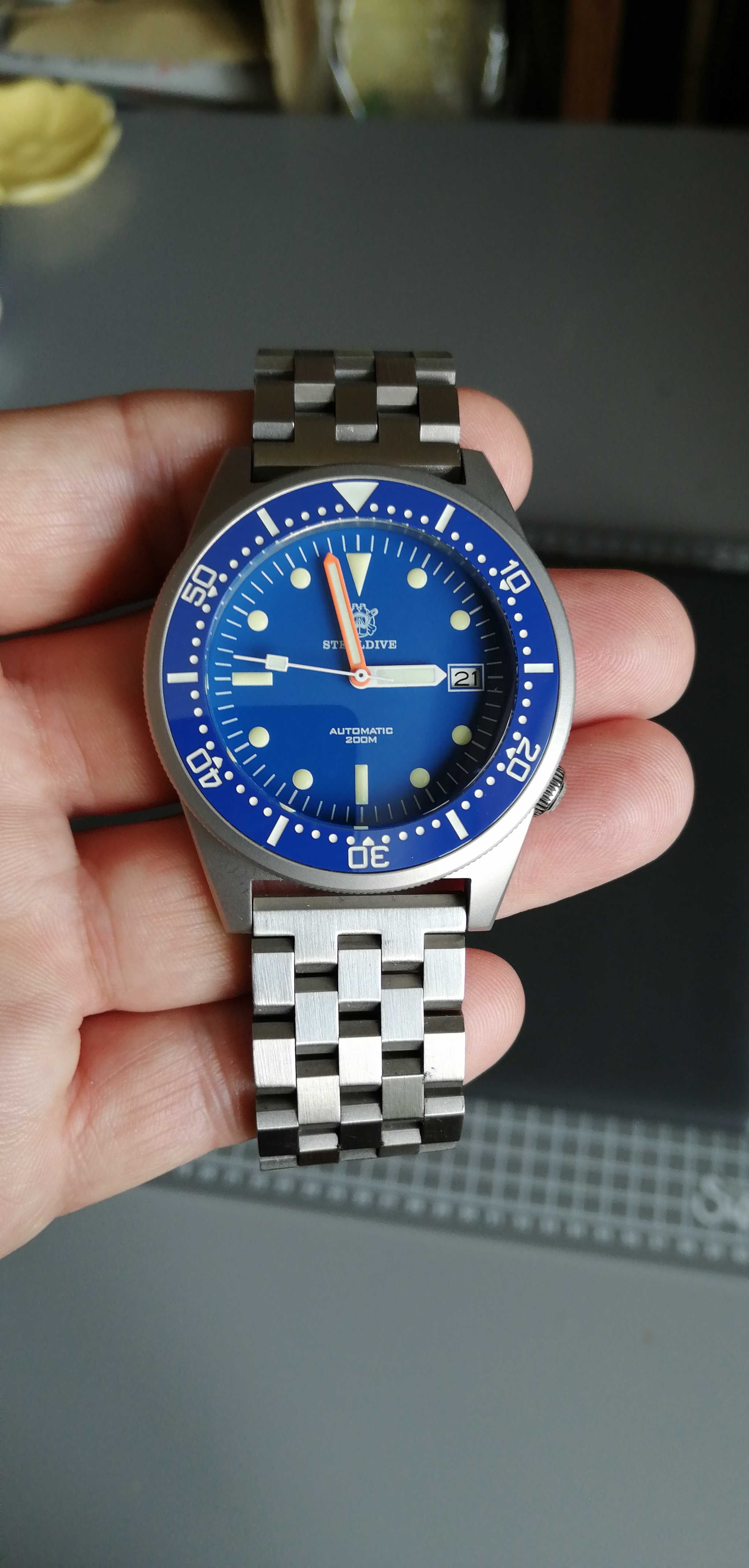 Zegarek męski Steeldive sd1979, diver, jak Squale 1521, automat