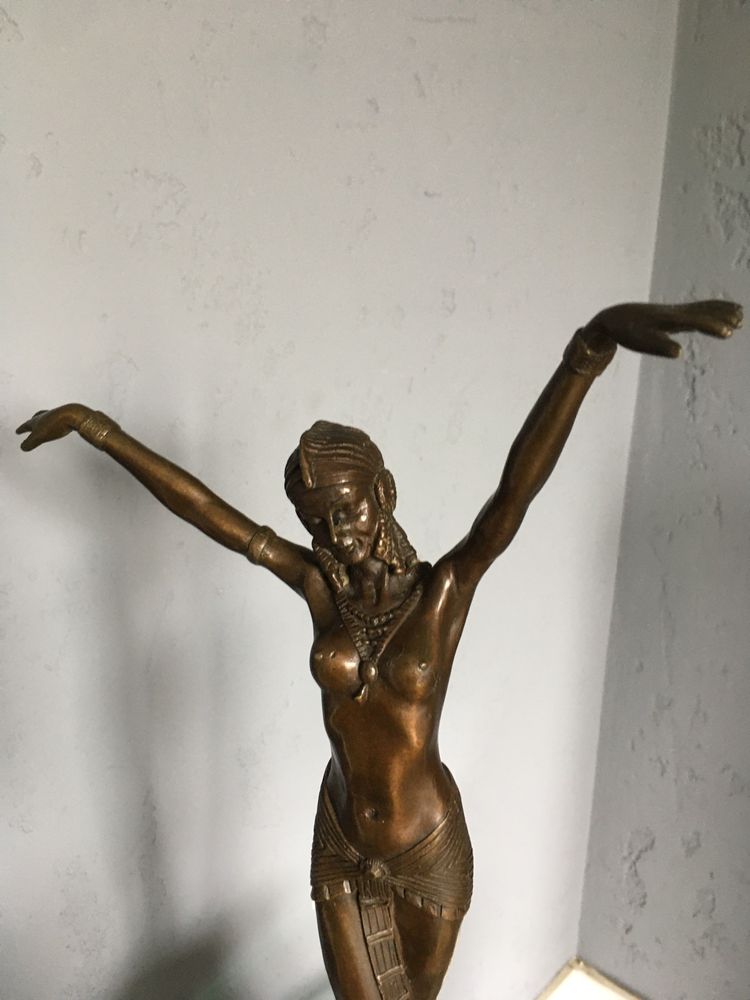 Demetre Chiparus figura rzeźba brąz Art Deco sygnowana