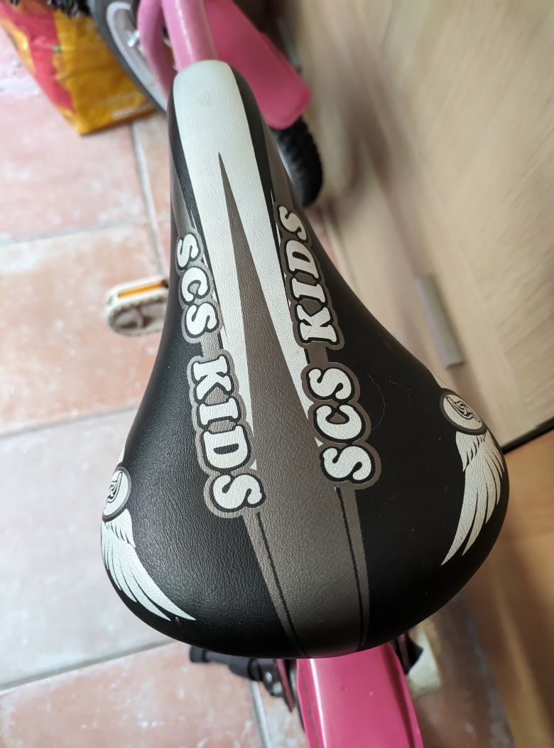 Bicicleta roda 16 cor rosa