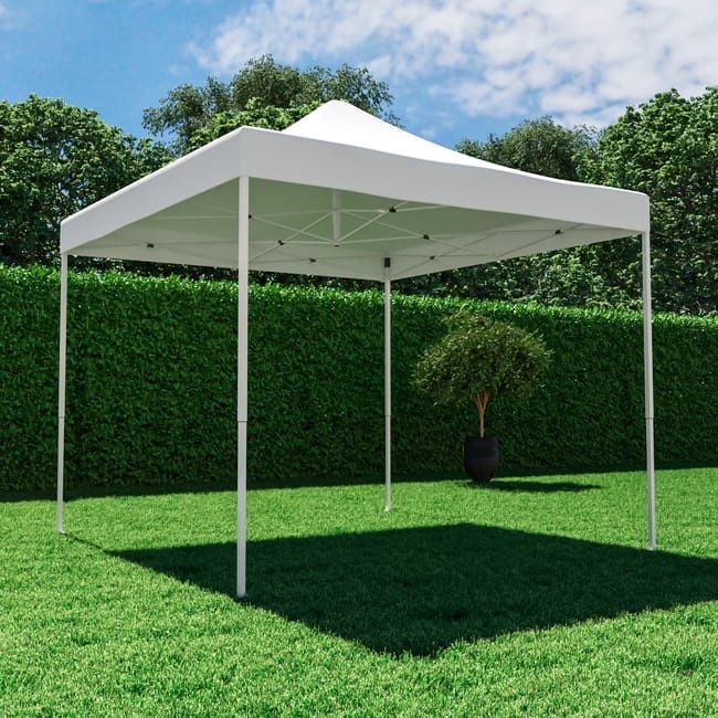 Tenda de metal NATERIAL BORA Branco 2,95X2,95M