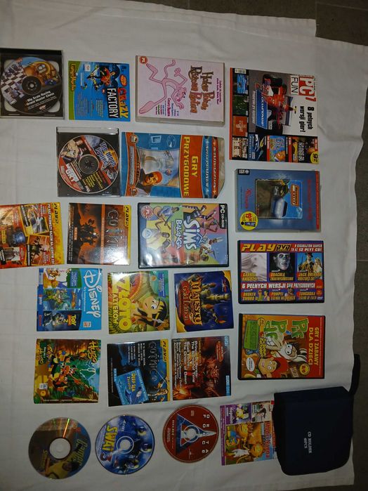 zbiór gier,gry na Pc , komputer cd,rożne lata, płyty cd